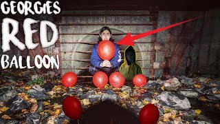 I WENT BACK TO THE SEWER AND I FOUND GEORGIES RED BALLOON FROM quotITquot INSIDE THE PENNYWISE SEWER [upl. by Morra]