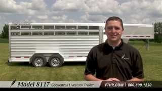 Tour the Economical Model 8117 Livestock Trailer from Featherlite [upl. by Irtimd92]