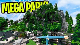 This Theme Park Tycoon 2 MEGA PARK Is INCREDIBLE [upl. by Assetnoc845]