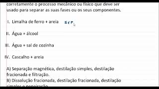 Separação magnética destilação fracionada destilação simples e tamisação [upl. by Varien]