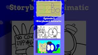 Ed and Bo Episode 5 Storyboard Animatic Side By Side animation KazukiToons shorts storyboards [upl. by Anaej]