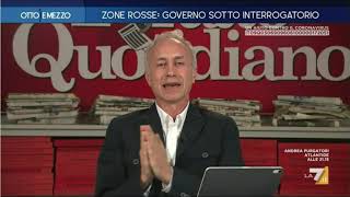 Zona rossa Marco Travaglio smonta Fontana e Gallera sullautonomia Si chiama scaricabarile [upl. by Atisor]