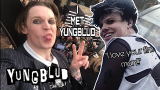 I MET YUNGBLUD AGAIN AND IT WAS CRAZY  London Camden Market Show [upl. by Annis10]