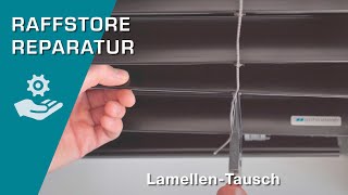 Lamellen Tausch bei Raffstore von Schlotterer [upl. by Mirella]