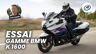 Comparo gamme BMW K1600  Essai GT GTL Bagger 2022 [upl. by Yemarej]