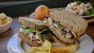 Fresh Tarragon And Peach Chicken Salad Sandwich Recipe [upl. by Babs]