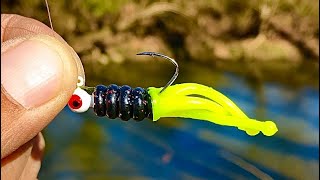 Crappie Fishing the Fall in a Indiana Creek [upl. by Einttirb]