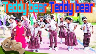 Teddy bear Teddy bear🐻 Best Nursery rhymes for children  Kids English song [upl. by Reinold814]