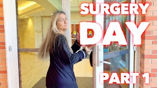 SURGERY DAY Part 1  Getting My Mommy Makeover  Family 5 Vlogs [upl. by Suiravad]