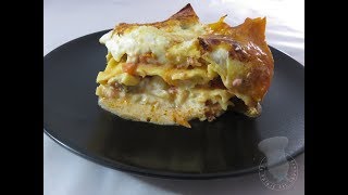 Recette de Lasagnes saucisse ricotta [upl. by Ardnuat193]