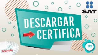 Como descargar y abrir Certifica SAT  Para efirma y sellos digitales [upl. by Pavia]