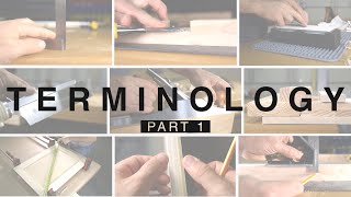 Beginner Woodworking and Carpentry Terminology Part 1 [upl. by Poppo]