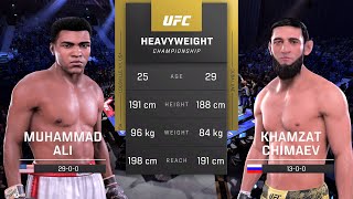 Muhammad Ali vs Khamzat Chimaev Full Fight  UFC 5 Fight Of The Night [upl. by Eelrac]