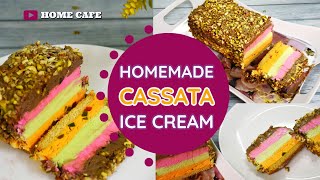 Cassata Ice Cream RecipeHomemade Cassata Ice Cream RecipeEasyamp yummy Cassata Ice Cream recipe [upl. by Aicirt]