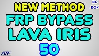 LAVA IRIS 50 FRP BYPASSquotSP FLASH TOOLquot [upl. by Akemrehs]