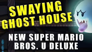 New Super Mario Bros U Deluxe Frosted Glacier Ghost House amp Secret Exit [upl. by Ygiaf]