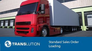 TransLution Standard Functions for Sales Order Loading [upl. by Derfnam]