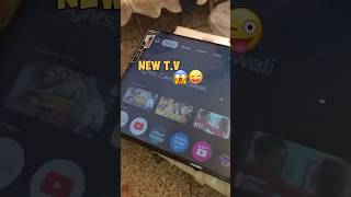 New TV 🤪😱 minivlog ashortaday shortvideo ytshorts [upl. by Llertnauq]