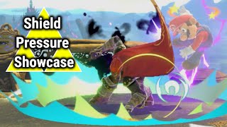 Smash Ultimate  Ganondorf Shield Pressure Showcase [upl. by Simona]