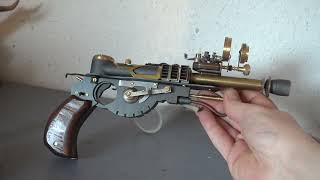 Made a Bergmann Steampunk pistol prop showcase [upl. by Laktasic624]