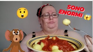 MUKBANG GNOCCHI ENORMI RIPIENI CON SPECK E BRIE 🤤 [upl. by Phenice258]