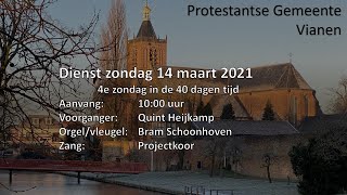 Kerkdienst 14032021 PKN Vianen [upl. by Eziechiele]