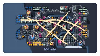 Manila Rhymes With Chinchilla Mini Motorways 014 [upl. by Sladen950]