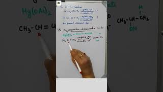 Hydrocarbon  Oxymercuration  Demercuration  Alkene  168 [upl. by Elinnet]