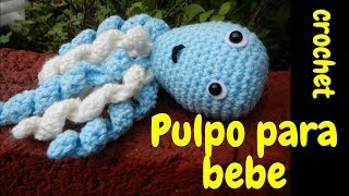 Pulpo para Bebes AMIGURUMI [upl. by Lord]