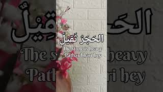 Arabic Vocabulary and sentences Educationarabicgrammar [upl. by Euridice]