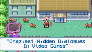 10 Crazy Hidden Dialogue Messages In Video Games [upl. by Damalas]