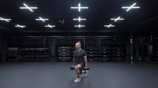 How To Dumbbell Alternating Reverse Lunge [upl. by Alekim]