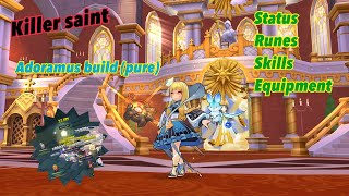 Ragnarok Mobile  Adoramus Build Killer Saint [upl. by Lenoj204]