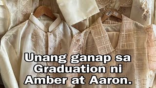 FILIPINIANA AND BARONG FOR AMBER AND AARON GRADUATION  LPU CAVITE  Misiel Kadaldal [upl. by Dhiren903]