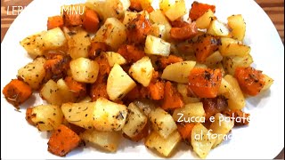 Zucca e patate al forno [upl. by Ellennad]