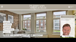 Te koop Eerste Van Swindenstraat 3872 Amsterdam  Hoekstra en van Eck Makelaars  Méér Makelaar [upl. by Nitsreik57]