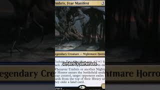 Umbris Fear Manifest MTG Card Beat it mtgstrategy [upl. by Converse458]