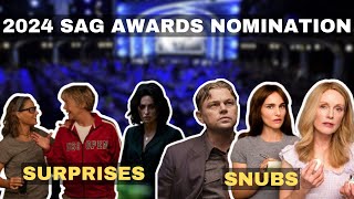 2024 SAG AWARDS NOMINATION REACTION VIDEO [upl. by Milano942]