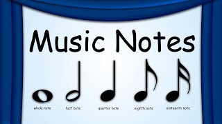 Music Notes  Notes  Green Beans Music [upl. by Rasecoiluj]