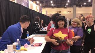 Zach Callison Singing the Steven Universe Theme Song with Me [upl. by Akoyn]