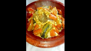 Recette Couscous marocain aux légumes by Mokitchen [upl. by Beata]