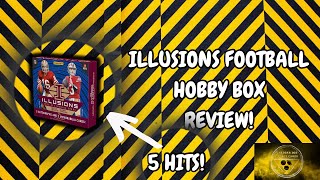 💥5 Hits💥 2023 Illusions Football Hobby Box 🧀 [upl. by Renaxela710]