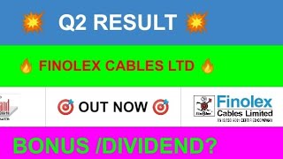 finolex cables share latest newsfinolex cables share resultmarket resultsq2 resultsresults today [upl. by Alford]