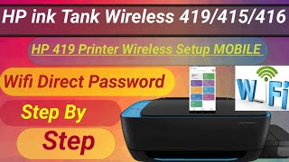 Hp Printer 419 Wireless Setup MobileHow to Hp ink Tank 419 wifi Setup Mobilehp printer wifi setup [upl. by Notreve]