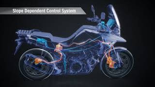 SUZUKI VSTROM 1050XT SLOPE DEPENDENT CONTROL SYSTEM [upl. by Ahtibat]