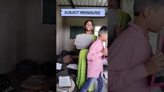 Pronoun Subject pronoun english spokenenglishtutorialsintelugu [upl. by Gora]