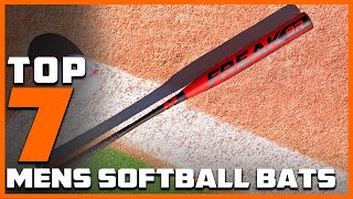 Best Mens Softball Bats for Power and Performance [upl. by Scarface]