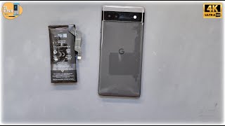 google Pixel 6 Battery Replacement 4K google pixel repair brocken [upl. by Crotty78]