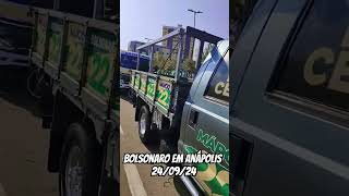 BOLSONARO AGITA ANÁPOLIS 240924 noticias [upl. by Hurless]