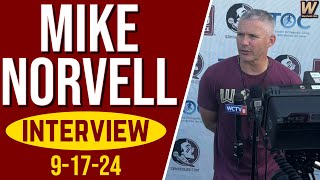 Mike Norvell Recaps quotHigh Emotionsquot Tuesday practice  Cal Preview  FSU Football  Warchant TV FSU [upl. by Yseult]